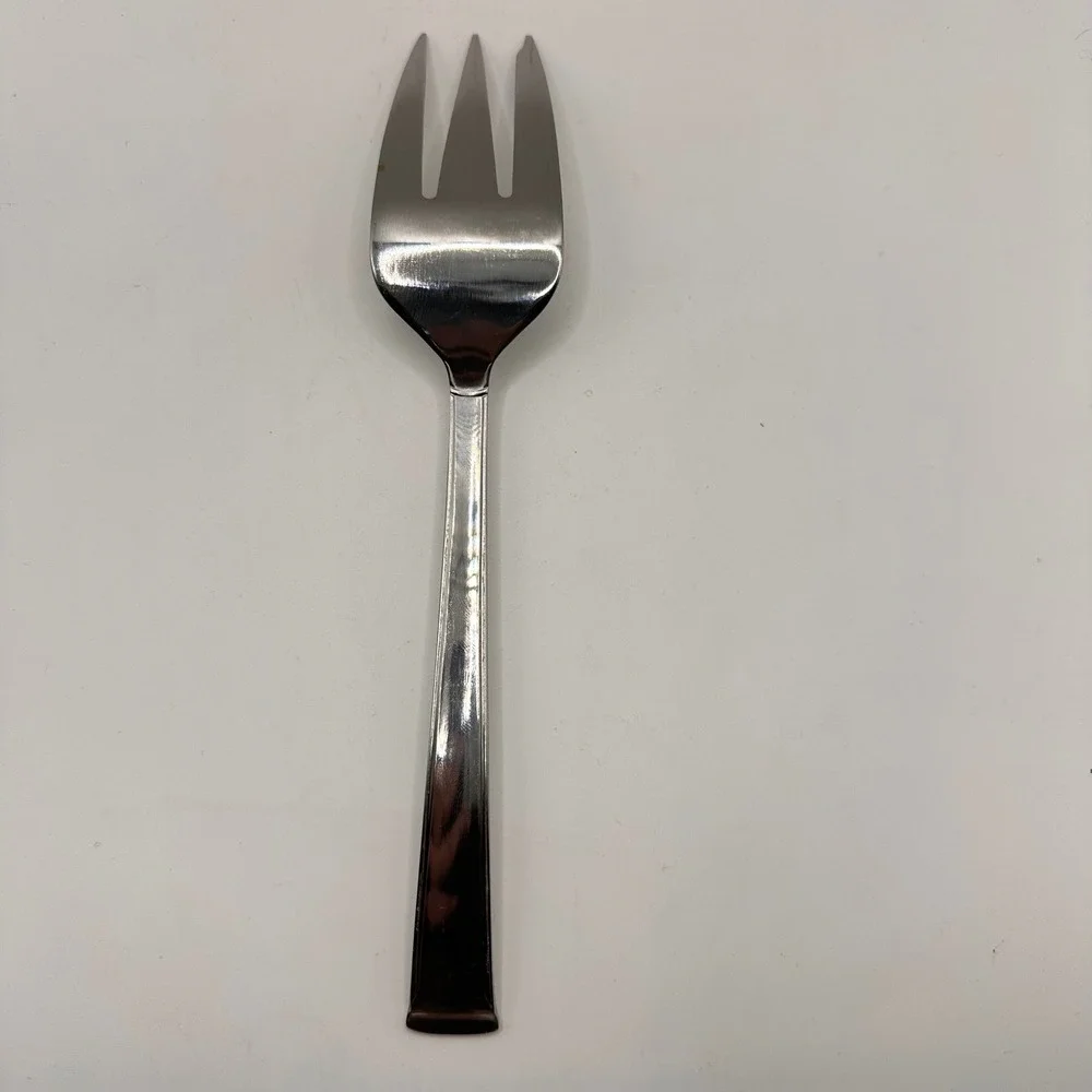Sabatier 18/10 Stainless Steel Cold Meat Fork 3 Tine‎ Serving Flatware Silver
